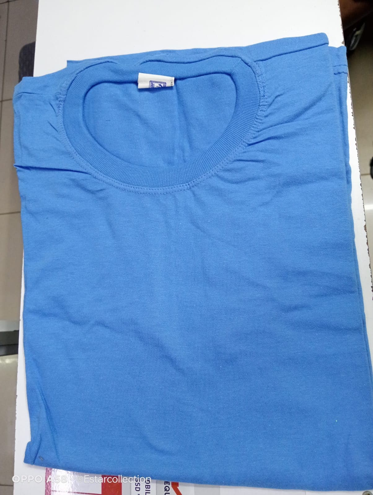 Classic Round-Neck Unisex T-Shirt – Sky Blue